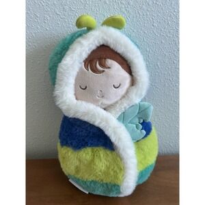 Douglas Baby Plush Doll in Removable Caterpillar Bunting Toy